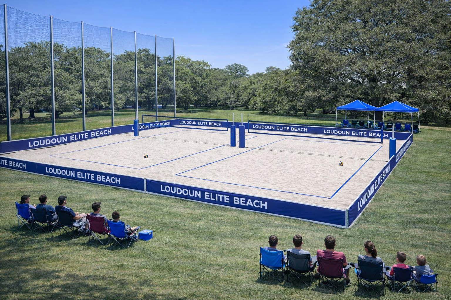 Loudoun Elite Beach courts at Virginia Academy, Ashburn VA
